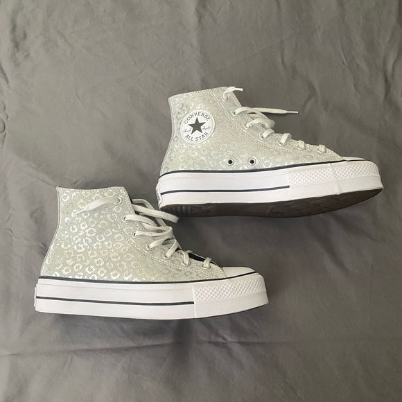 Converse Glitter Leopard Spot, Women’s Size 9 - Picture 4 of 9